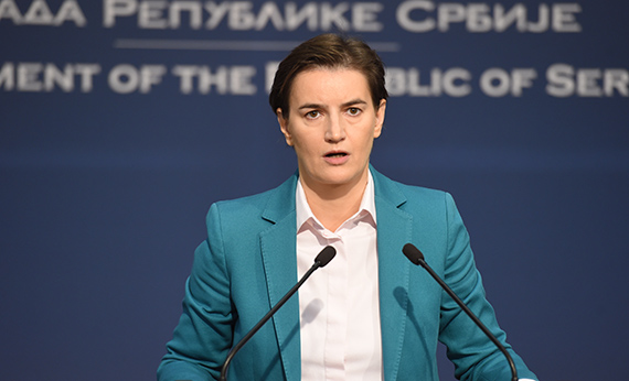 Predsednica Vlade Ana Brnabić