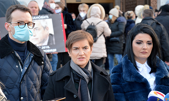  Ana Brnabić i Petar Petković 