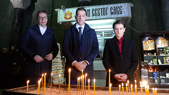 Aleksandar Vučić, Marko Đurić, Ana Brnabić